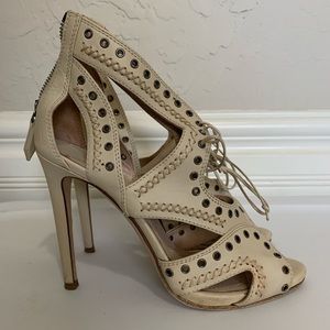 Miu Miu Nude Sandal Heels 37.5